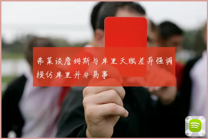 弗莱谈詹姆斯与库里天赋差异强调模仿库里并非易事